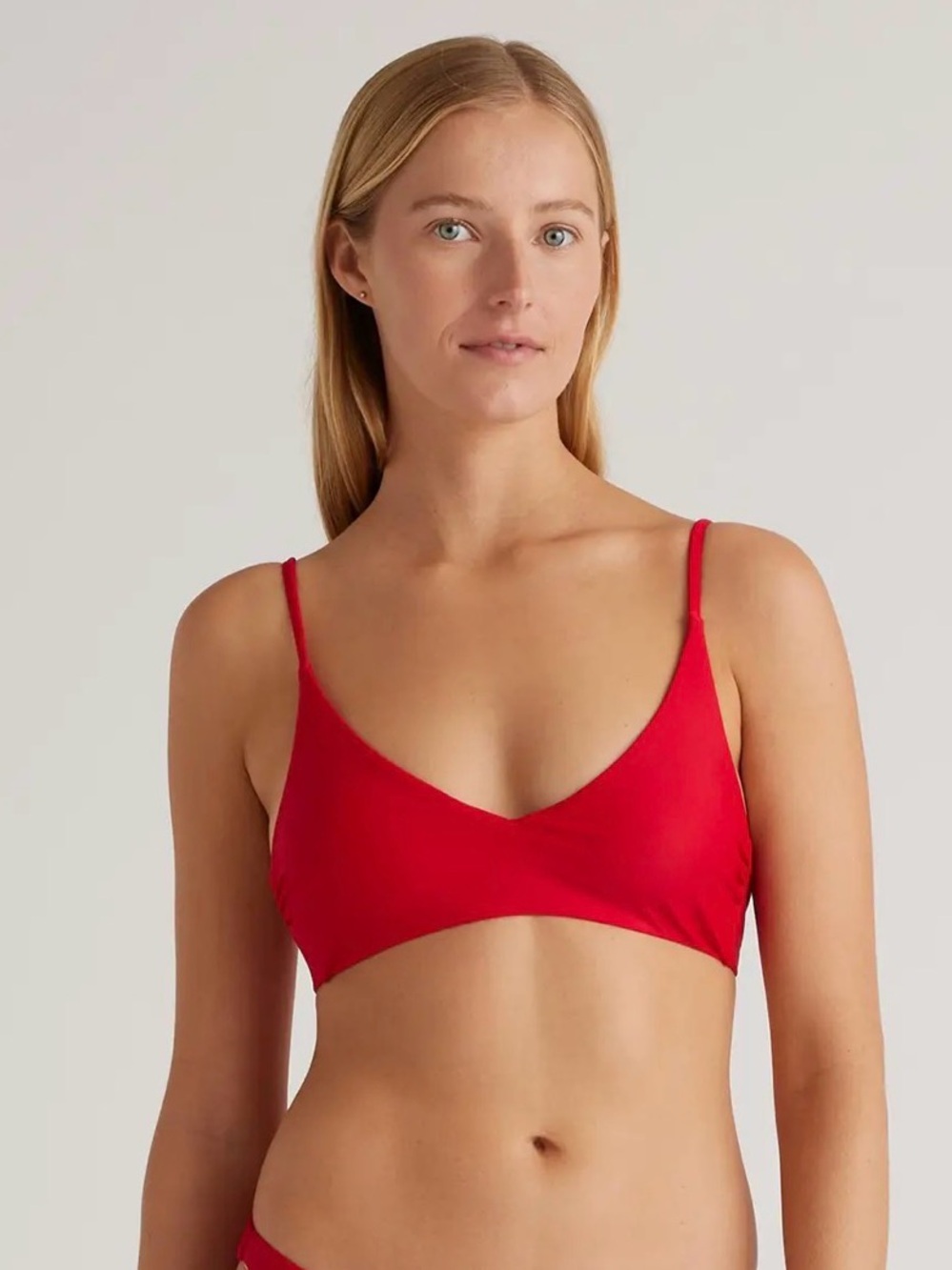 Quince — Italian V-Neck Bikini Top